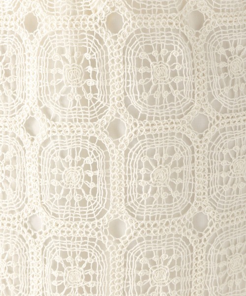 niko and...（ニコアンド）の「2WAYかぎ針風スカート（スカート・レディース・ブラック/オリーブ/アイボリー・MEDIUM/LARGE）」の16枚目の写真