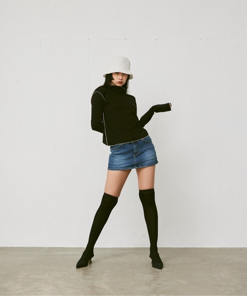 FEKETE（フェケテ）の「JACQUARD BUCKET HAT / 膨れジャガードバケットハット（ハット・レディース・ホワイト/ブラック/グリーン/ライトパープル・FREE）」の15枚目の写真