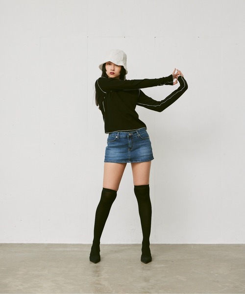 FEKETE（フェケテ）の「JACQUARD BUCKET HAT / 膨れジャガードバケットハット（ハット・レディース・ホワイト/ブラック/グリーン/ライトパープル・FREE）」の17枚目の写真