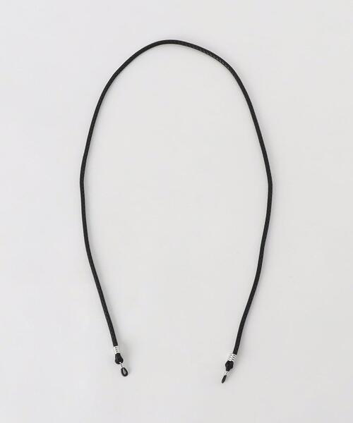 BEAUTY&YOUTH UNITED ARROWS（ビューティーアンドユースユナイテッドアローズ）の「グラスコード フェイクリザード（メガネ・メンズ・ブラック/ダークブラウン・FREE）」の2枚目の写真