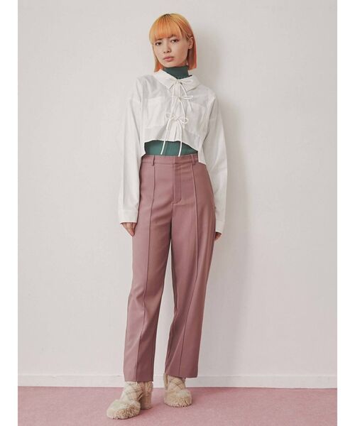 merry jenny（メリージェニー）の「fluffyレースアップパンプス（パンプス・レディース・アイボリー/ブラウン・MEDIUM/LARGE）」の21枚目の写真