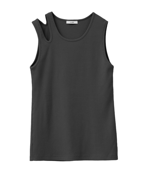 トップス CLANE 2WAY NUANCE CUT TOPS CLANE/クラネ】2WAY NUANCE CUT TOPS/2WAYニュアンスカット