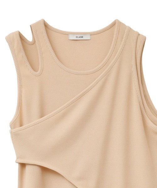 トップス CLANE 2WAY NUANCE CUT TOPS CLANE（クラネ）の「CLANE 2WAY NUANCE CUT TOPS（タンクトップ
