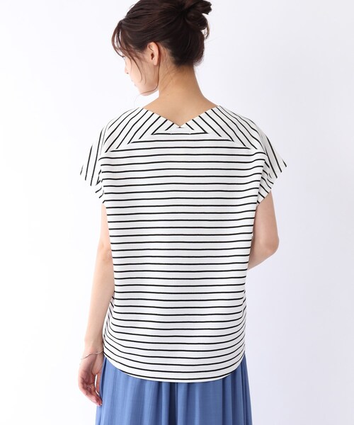 DRESKIP(ドレスキップ)の「◆カットミラノフレンチプルオーバー(Tシャツ/カットソー・レディース・ライトブルー/オフホワイト/グレー系その他/ホワイト系4/ダークブラウン/ブラック/パープル系/ライトベージュ・00)」の18枚目の写真