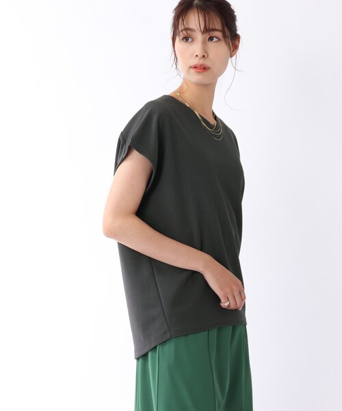 DRESKIP(ドレスキップ)の「◆カットミラノフレンチプルオーバー(Tシャツ/カットソー・レディース・ライトブルー/オフホワイト/グレー系その他/ホワイト系4/ダークブラウン/ブラック/パープル系/ライトベージュ・00)」の15枚目の写真