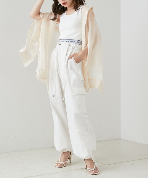 セール】サイドスリットシアーグロスシャツ（シャツ/ブラウス