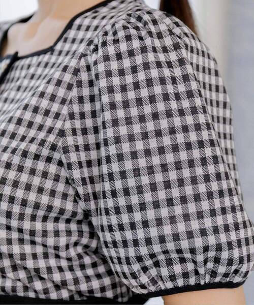 ems excite(エムズエキサイト)の「スクエアギンガムCT(Tシャツ/カットソー・レディース・ホワイト系その他/オレンジ系その他2/グリーン系その他2・FREE)」の19枚目の写真