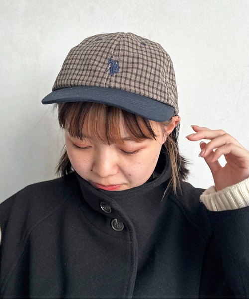 U.S. POLO ASSN.(ユーエスポロアッスン)の「1ポイント刺繍ツイルキャップ(キャップ・メンズ・ブラック/アイボリー/ベージュ/オフホワイト/ブラック系その他/ベージュ系その他/ブラウン/カーキ/ネイビー/グリーン/ベージュ系その他2/ブラック系その他2/モカ/チャコールグレー/ベージュ系その他3/ブラック系その他3/ベージュ系その他6/ブルー系その他/ブルー/レッド/ホワイト系その他/ベージュ系その他4・FREE)」の16枚目の写真