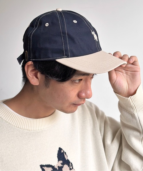 ぽちんたさ 1ポイント刺繍ツイルキャップ（キャップ）｜U.S. POLO ASSN