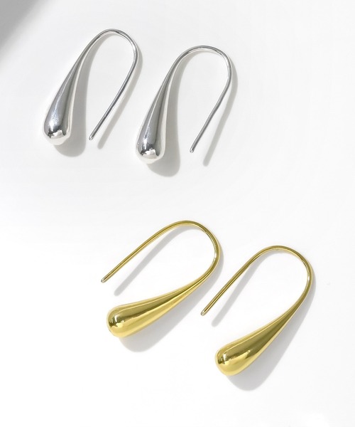 blackdia ocean（ブラックダイヤオーシャン）の「blackdia ocean 金属アレルギー対応 ミニドロップカーブピアス 両耳（ピアス（両耳用）・レディース・シルバー/ゴールド/シルバー系その他/ゴールド系その他/シルバー系その他2/ゴールド系その他2/シルバー系その他3/ゴールド系その他3・FREE）」の14枚目の写真