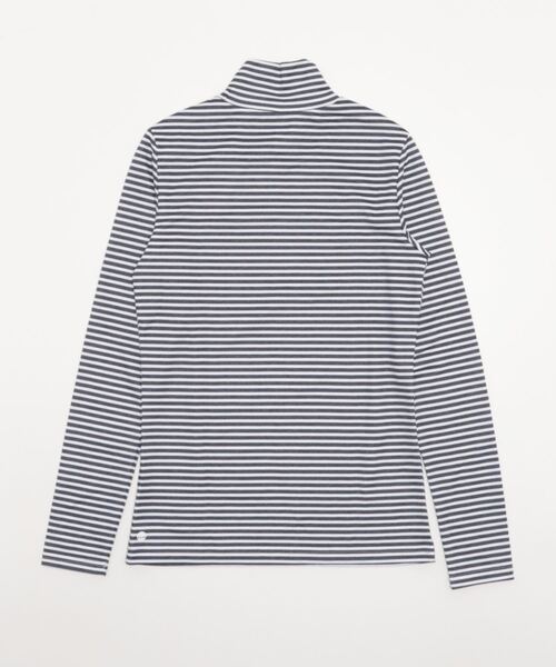未使用 アディダス ゴルフ モックネック ボーダー カットソー Tシャツ セール】PLAY GREEN ワーディングレイヤードモックネックシャツ