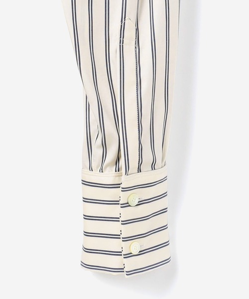 HAVERSACK(ハバーザック)の「HAVERSACK | 〈別注〉ギャザーシャツワンピース STRIPE WOMEN(シャツワンピース・レディース・ホワイト系その他5・1)」の15枚目の写真