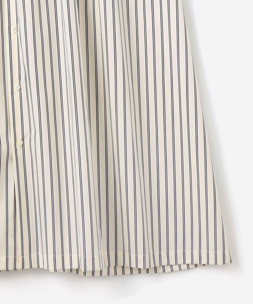 HAVERSACK(ハバーザック)の「HAVERSACK | 〈別注〉ギャザーシャツワンピース STRIPE WOMEN(シャツワンピース・レディース・ホワイト系その他5・1)」の16枚目の写真