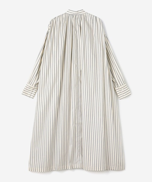 HAVERSACK(ハバーザック)の「HAVERSACK | 〈別注〉ギャザーシャツワンピース STRIPE WOMEN(シャツワンピース・レディース・ホワイト系その他5・1)」の12枚目の写真