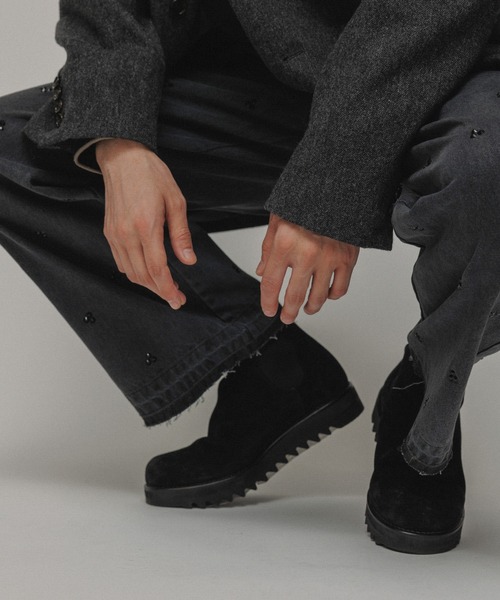 M TO R（ムウトアール）の「［PANTS］BIJOU STRAIGHT DENIM（デニムパンツ・レディース・スミクロ/ブルー系その他4・40/38/36）」の12枚目の写真