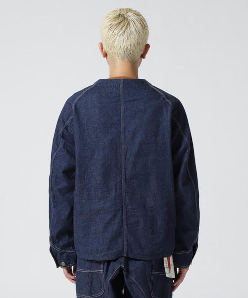 CAL O LINE(キャルオーライン)の「CAL O LINE /キャルオーライン ENGINEERS JACKET エンジニアーズジャケット(デニムジャケット・メンズ・ブルー・M/L/XL)」の9枚目の写真