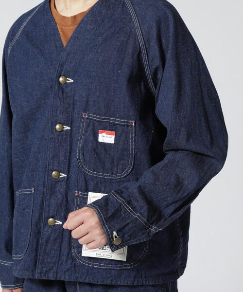 CAL O LINE(キャルオーライン)の「CAL O LINE /キャルオーライン ENGINEERS JACKET エンジニアーズジャケット(デニムジャケット・メンズ・ブルー・M/L/XL)」の11枚目の写真