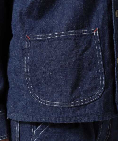 CAL O LINE(キャルオーライン)の「CAL O LINE /キャルオーライン ENGINEERS JACKET エンジニアーズジャケット(デニムジャケット・メンズ・ブルー・M/L/XL)」の13枚目の写真