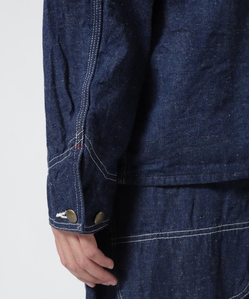 CAL O LINE(キャルオーライン)の「CAL O LINE /キャルオーライン ENGINEERS JACKET エンジニアーズジャケット(デニムジャケット・メンズ・ブルー・M/L/XL)」の14枚目の写真