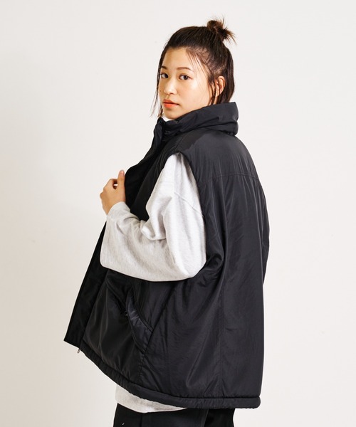 JACKROSE（ジャックローズ）の「JE-ボリューム.ベスト（ダウンベスト・メンズ・ブラック/ベージュ・M/L）」の7枚目の写真