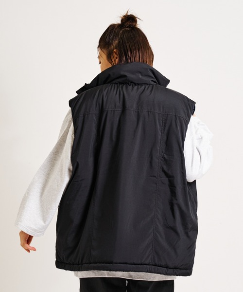 JACKROSE（ジャックローズ）の「JE-ボリューム.ベスト（ダウンベスト・メンズ・ブラック/ベージュ・M/L）」の3枚目の写真