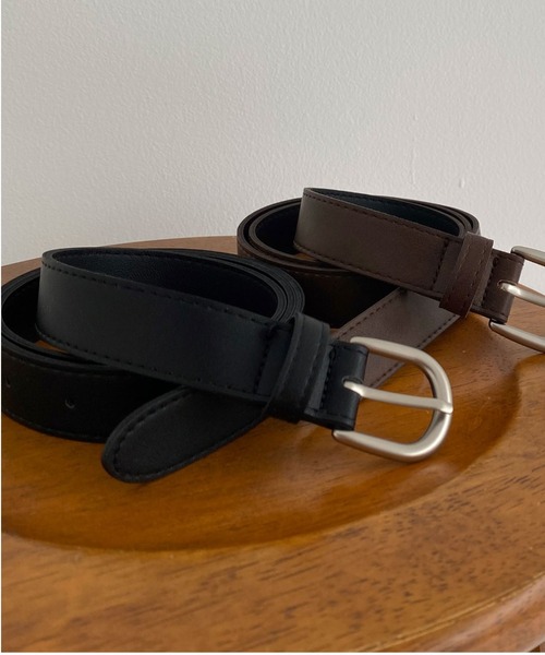 Doux archives(ドゥアルシーヴ)の「合革ベルト(ベルト・レディース・ブラウン/ブラック・FREE)」の1枚目の写真