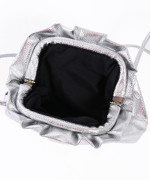 WC（ダブル シー）の「メタリックガマグチショルダー（ショルダーバッグ・レディース・ピンク/シルバー・FREE）」の18枚目の写真