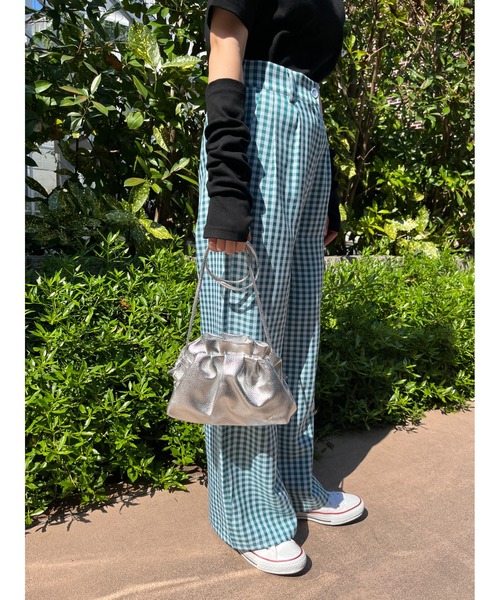 WC（ダブル シー）の「メタリックガマグチショルダー（ショルダーバッグ・レディース・ピンク/シルバー・FREE）」の8枚目の写真