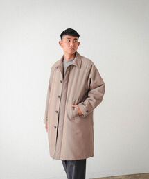 BEAMS | BEAMS / イージーフィット ステンカラーコート(ステンカラーコート)