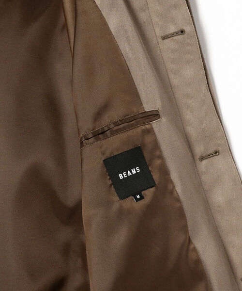 BEAMS(ビームス)の「BEAMS / イージーフィット ステンカラーコート 22FW(ステンカラーコート・メンズ・ブラック/ベージュ系・M/S/XL/L)」の20枚目の写真