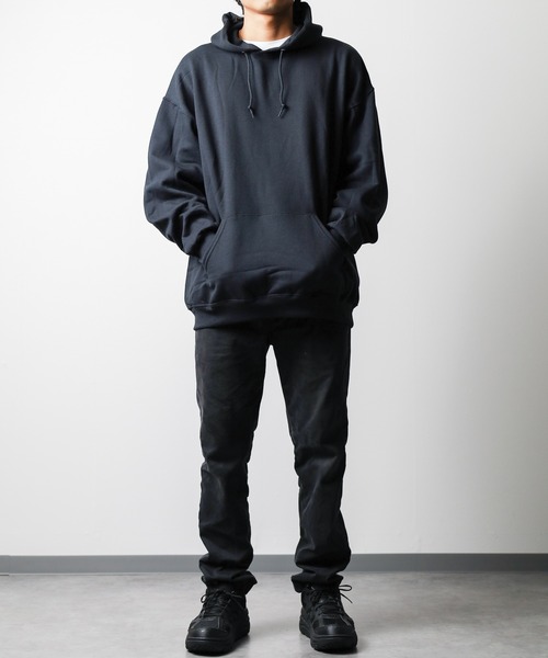 JERZEES(ジャージーズ)の「《JERZEES》NUBLEND 8.0oz裏起毛ベーシックプルオーバーパーカー【W】【it】【FE2】(パーカー・レディース・ブラック/チャコール/グレー系/サンドベージュ・X-LARGE/MEDIUM/LARGE/SMALL)」の8枚目の写真