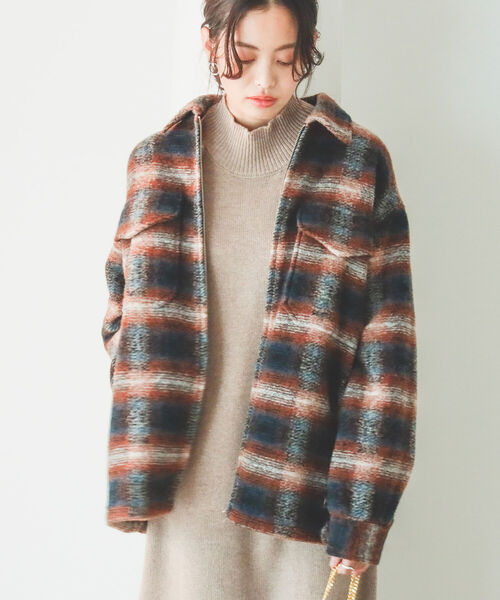 新品 PENDLETON BEAMS 別注 CPO ジップジャケット M タグ付 PENDLETON（ペンドルトン）の「PENDLETON × B:MING by BEAMS / 別注