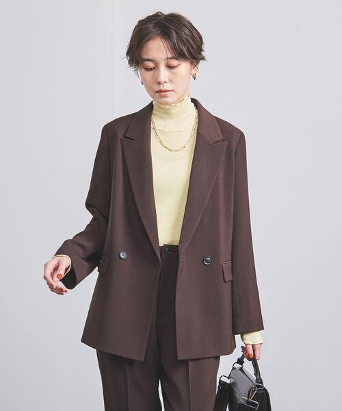 ユナイテッドアローズ★ブラック黒ピーコート34 UNITED ARROWS ブラック ピーコート （BEAUTY&YOUTH UNITED