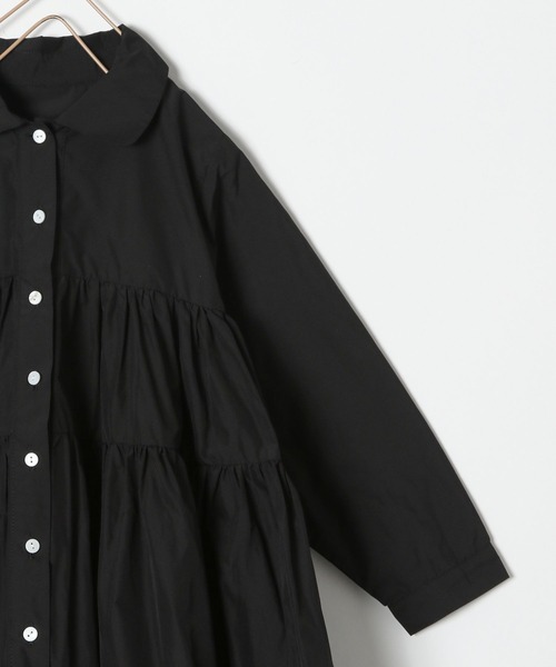 LOWRYS FARM（ローリーズファーム）の「ティアードマエアキワンピース　170627（ワンピース・キッズ・ブラック/グリーン・110cm/120cm/130cm/140cm/150cm）」の6枚目の写真