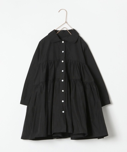 LOWRYS FARM（ローリーズファーム）の「ティアードマエアキワンピース　170627（ワンピース・キッズ・ブラック/グリーン・110cm/120cm/130cm/140cm/150cm）」の14枚目の写真