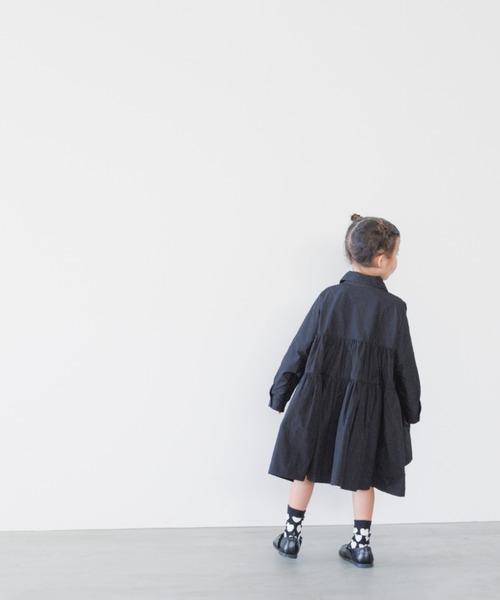 LOWRYS FARM（ローリーズファーム）の「ティアードマエアキワンピース　170627（ワンピース・キッズ・ブラック/グリーン・110cm/120cm/130cm/140cm/150cm）」の13枚目の写真