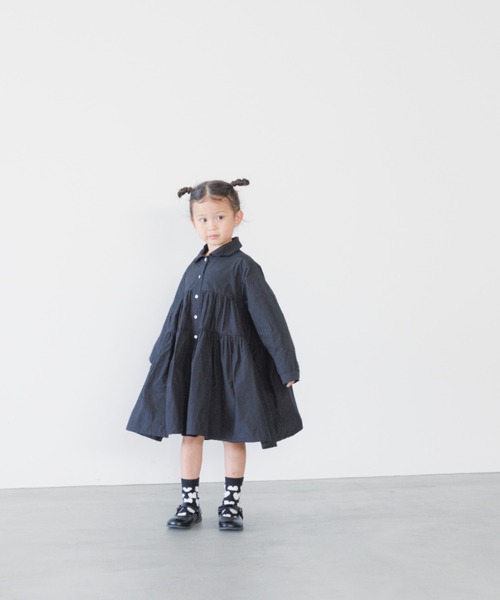 LOWRYS FARM（ローリーズファーム）の「ティアードマエアキワンピース　170627（ワンピース・キッズ・ブラック/グリーン・110cm/120cm/130cm/140cm/150cm）」の11枚目の写真