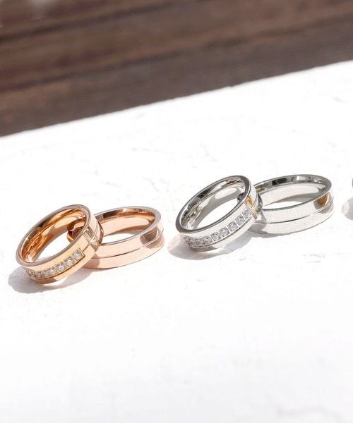 calmila(カルミラ)の「金属アレルギー対応 6mmダブルラインステンレスペアリング(リング・レディース・ゴールド系その他2/ゴールド系その他3/シルバー系その他2/ピンク系その他2/ピンク系その他3/シルバー系その他3・8/11/14/15 /16/17/18/20/21/22/23/25/26/28/9/19/24)」の10枚目の写真