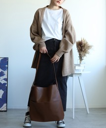 シンプルチュニックトッパー カーディガン
