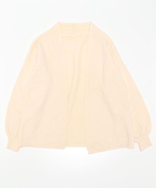 aimoha(アイモハ)の「シンプルチュニックトッパー カーディガン(カーディガン/ボレロ・レディース・ホワイト/ベージュ/ブラック/チョコ/グレー・FREE)」の6枚目の写真