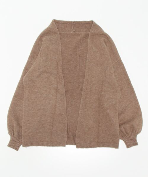 aimoha(アイモハ)の「シンプルチュニックトッパー カーディガン(カーディガン/ボレロ・レディース・ホワイト/ベージュ/ブラック/チョコ/グレー・FREE)」の19枚目の写真