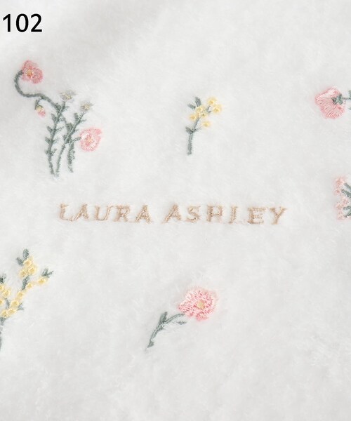 LAURA ASHLEY(ローラアシュレイ)の「クロスウェル柄 ウォッシュタオル(タオル・レディース・ホワイト系その他/ピンク系その他・00)」の4枚目の写真