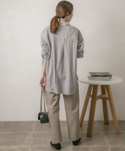 URBAN RESEARCH Sonny Label(アーバンリサーチサニーレーベル)の「ナチュラルストレッチテーパードカーゴパンツ(その他パンツ・レディース・グレー/ベージュ/カーキ・36/38)」の11枚目の写真