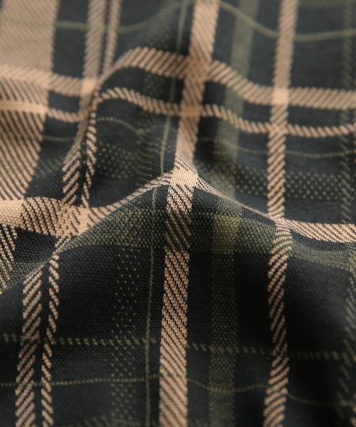 osharewalker(オシャレウォーカー)の「【廃盤】『チェック柄アシメ切替スウェット』(スウェット・メンズ・ブラック/カーキ・3/2)」の14枚目の写真