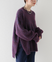 【TELA /テラ】モヘアクルーKN：ニット