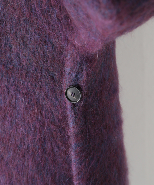 TELA（テラ）の「【TELA /テラ】モヘアクルーKN：ニット（ニット/セーター・レディース・パープル・LARGE）」の4枚目の写真