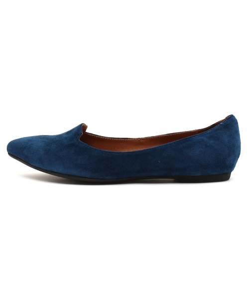 Jeffrey Campbell（ジェフリーキャンベル）の「スエードポインテッドフラットシューズ（バレエシューズ・レディース・ブラック/ブルー/オレンジ/グリーン/ワイン・37/36/38/39/35）」の6枚目の写真