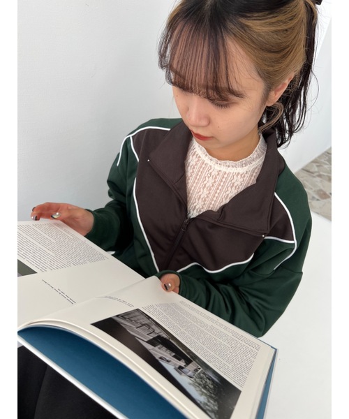 JUMELLE（ジュメロ）の「シアーレーストップ（その他トップス・レディース・ブラック/クリーム・FREE）」の17枚目の写真