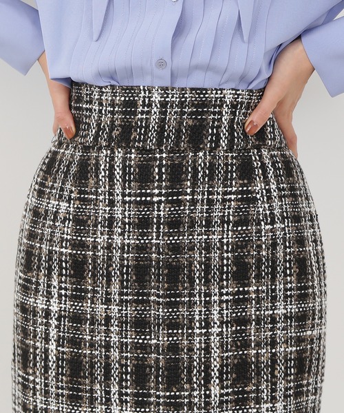 N.(N. Natural Beauty Basic)(エヌエヌナチュラルビューティーベーシック)の「【S Size Line】◆ロービングツイードタイトスカート(スカート・レディース・ベージュ/グリーン/グレー・SMALL/MEDIUM)」の9枚目の写真