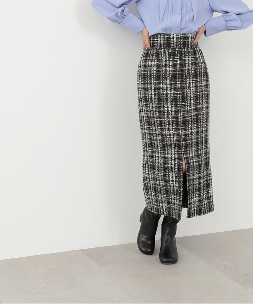 N.(N. Natural Beauty Basic)(エヌエヌナチュラルビューティーベーシック)の「【S Size Line】◆ロービングツイードタイトスカート(スカート・レディース・ベージュ/グリーン/グレー・SMALL/MEDIUM)」の17枚目の写真